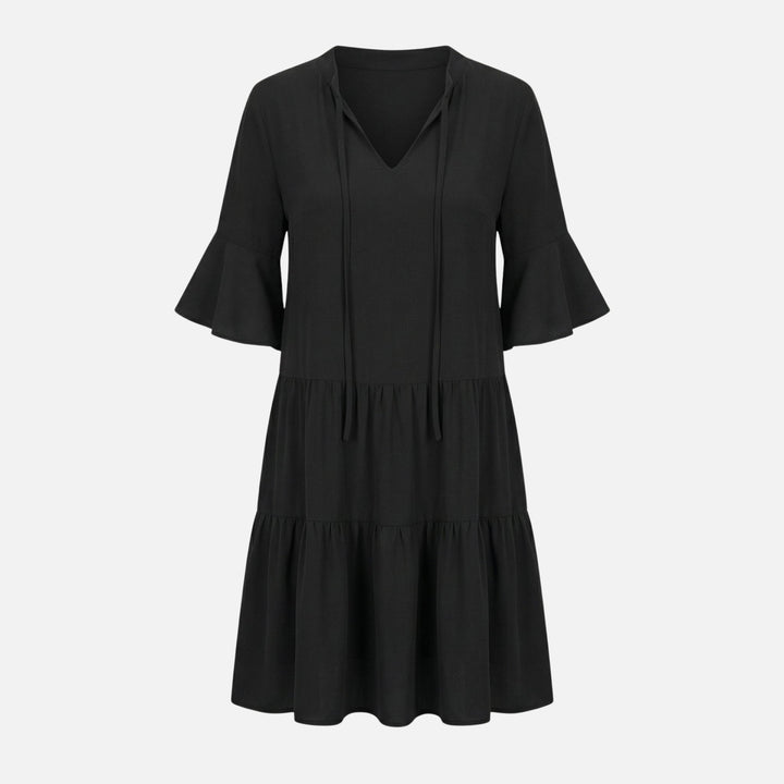 Waltraud | Robe Midi Fluide pour Femmes à Imprimé Léopard – Robe Midi Leo