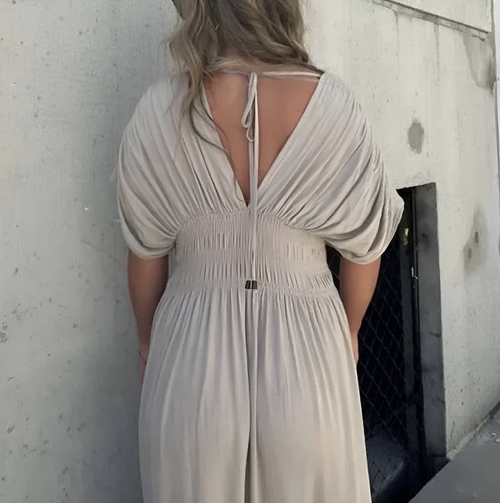 Tara | Robe maxi à décolleté en V