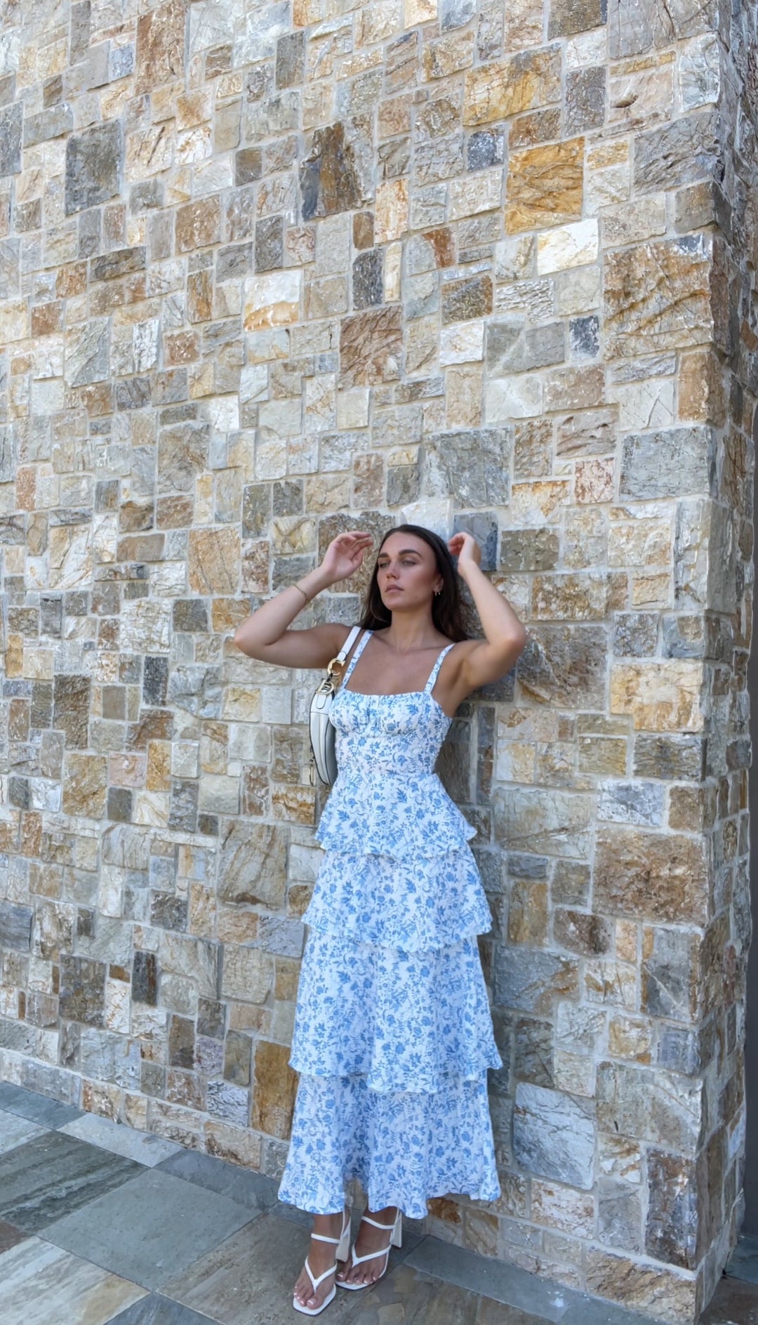 MATILDA | ROBE MAXI AVEC VOLANTS