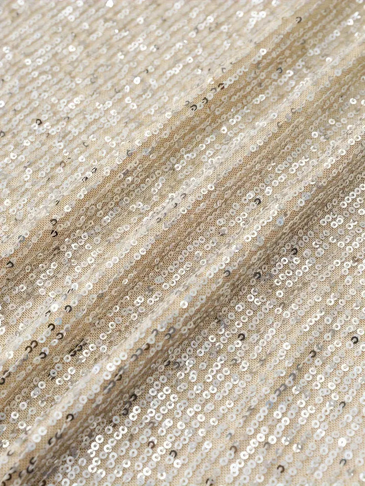Marina | Robe Mini Brillante à Bretelles