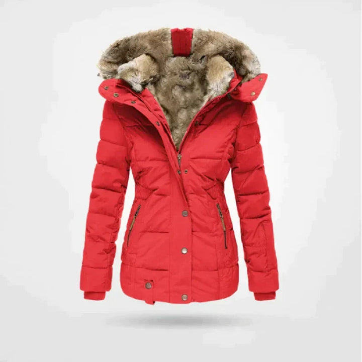 Manteau d'hiver avec capuche pour femmes