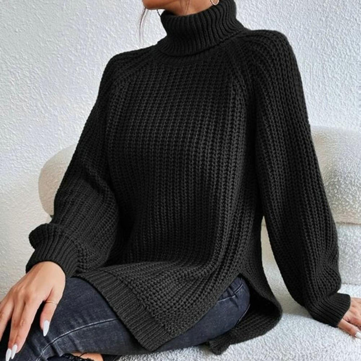Pull à col roulé élégant, confortable et polyvalent pour femmes
