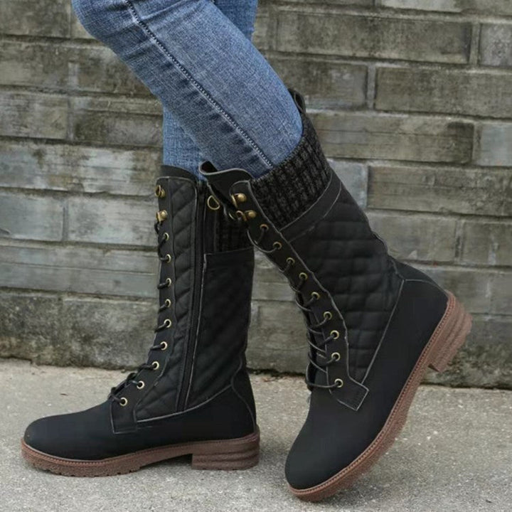 Bottes d'hiver élégantes, chaudes et antidérapantes pour femmes