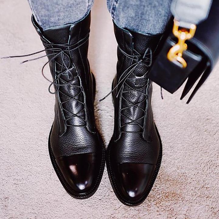 Silke | Bottes en cuir orthopédiques décontractées pour femmes
