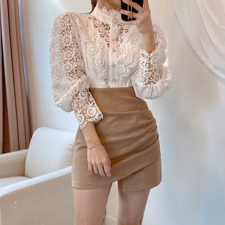 Isabella - Blouse en dentelle élégante