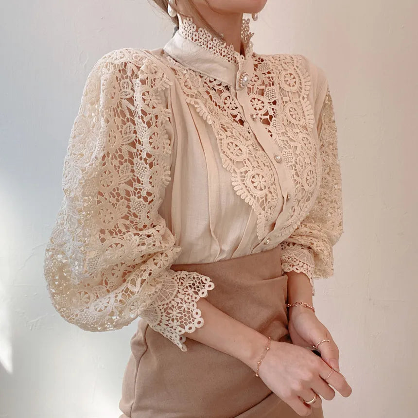 Isabella - Blouse en dentelle élégante