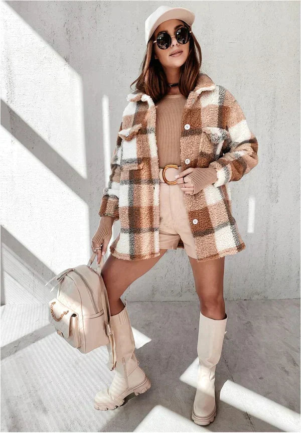 Veste confortable d'automne et d'hiver pour femmes