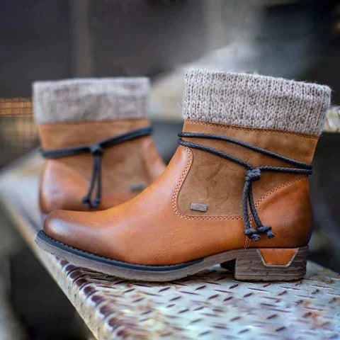 Bottines en cuir élégantes, confortables et durables pour femmes