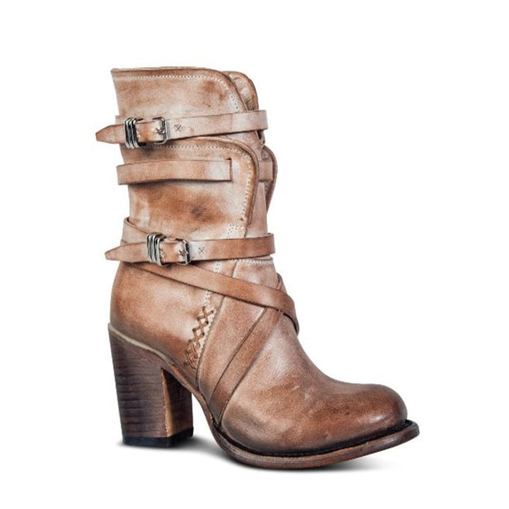 Bottes Cheville Aurelia pour Femmes – Talons inspirés du vintage