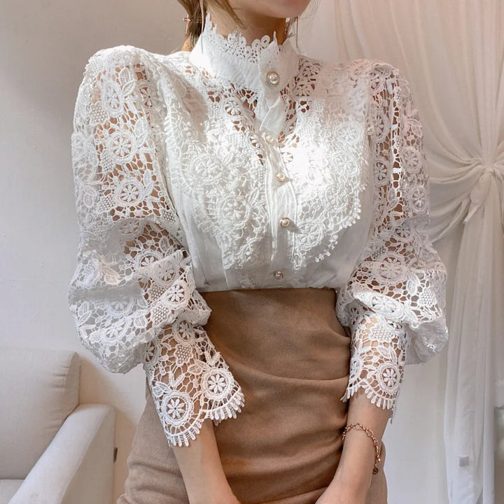 Isabella - Blouse en dentelle élégante
