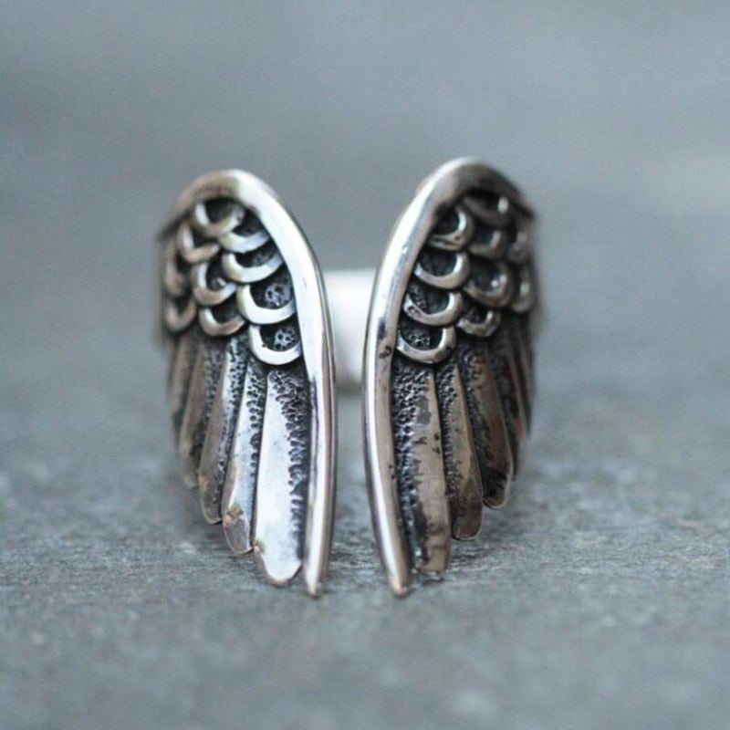 Bague d'ange réglable en argent sterling 925