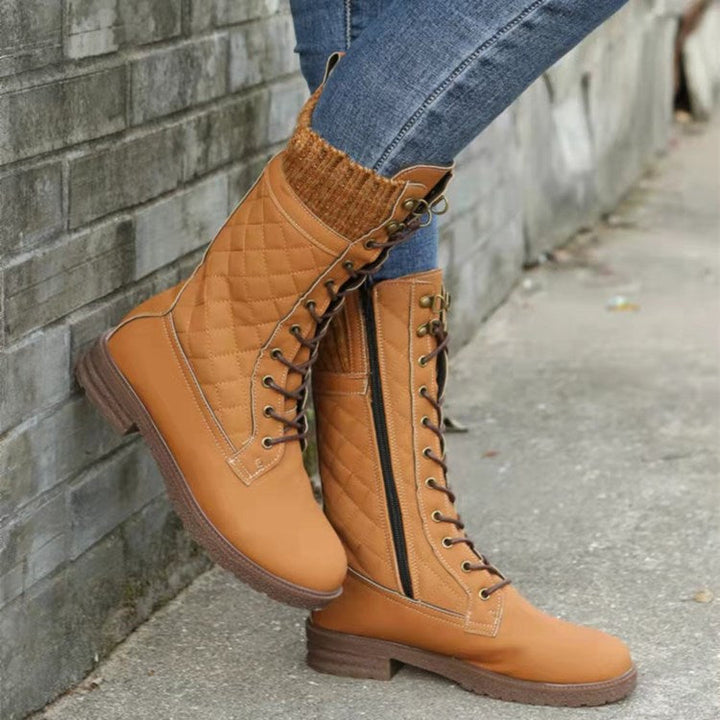 Bottes d'hiver élégantes, chaudes et antidérapantes pour femmes