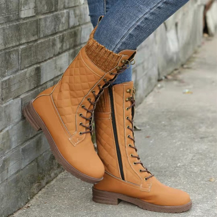 Bottes d'hiver élégantes, chaudes et antidérapantes pour femmes
