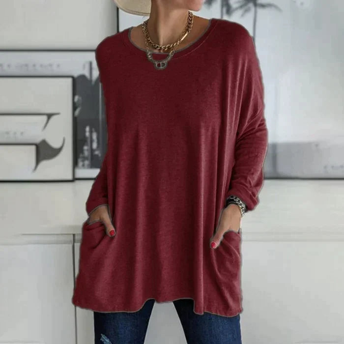 Katrin | Tunique avec poches avant blouse