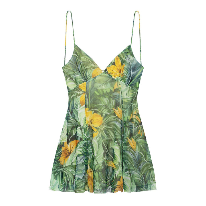 Sandra | Robe d'été mini à motifs floraux