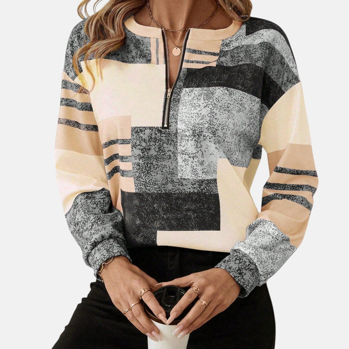Lea | Sweat-shirt vintage pour femmes, élégant et moderne