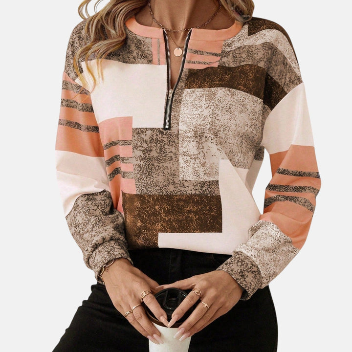 Lea | Sweat-shirt vintage pour femmes, élégant et moderne