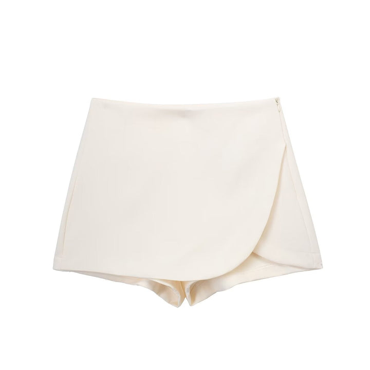 Jupe Mini avec Shorts Taille Haute pour Femmes