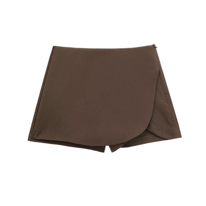 Jupe Mini avec Shorts Taille Haute pour Femmes