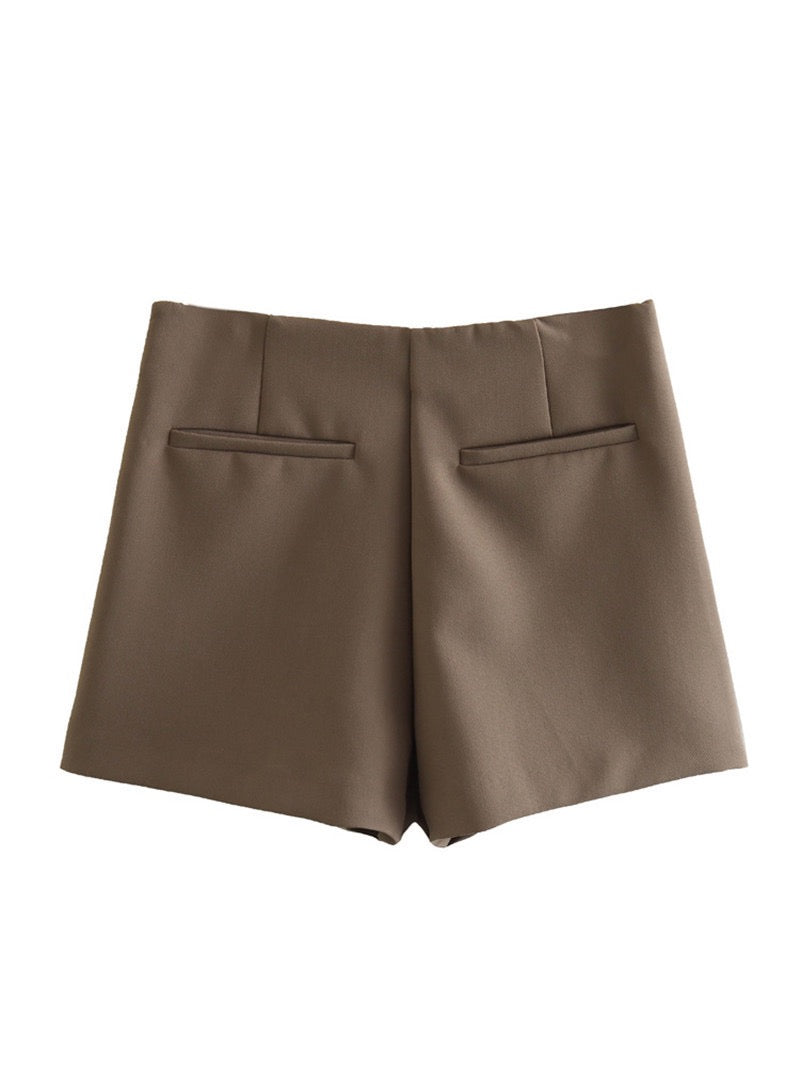Jupe Mini avec Shorts Taille Haute pour Femmes
