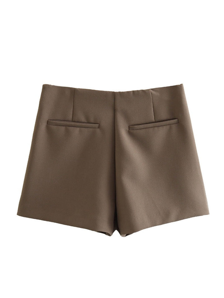 Jupe Mini avec Shorts Taille Haute pour Femmes