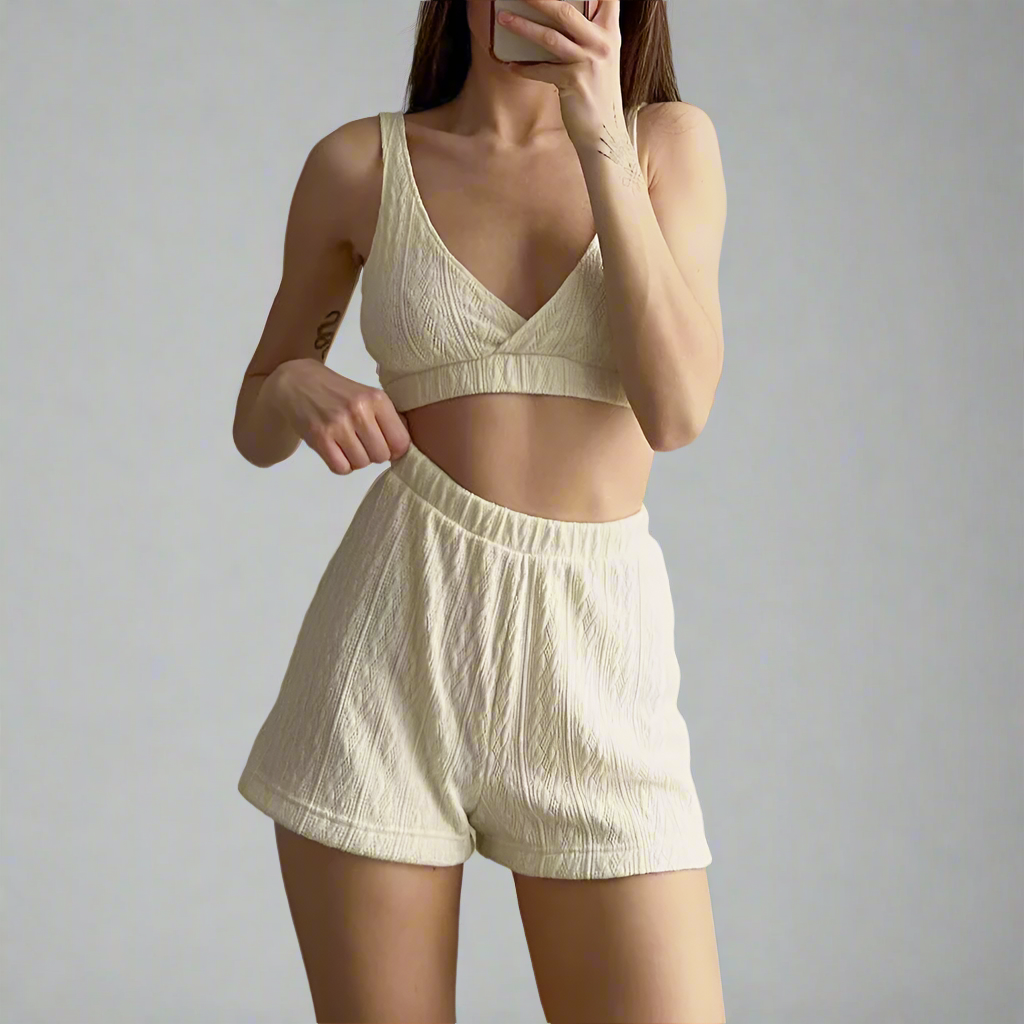 Ensemble de pyjama pour femme 3 pièces