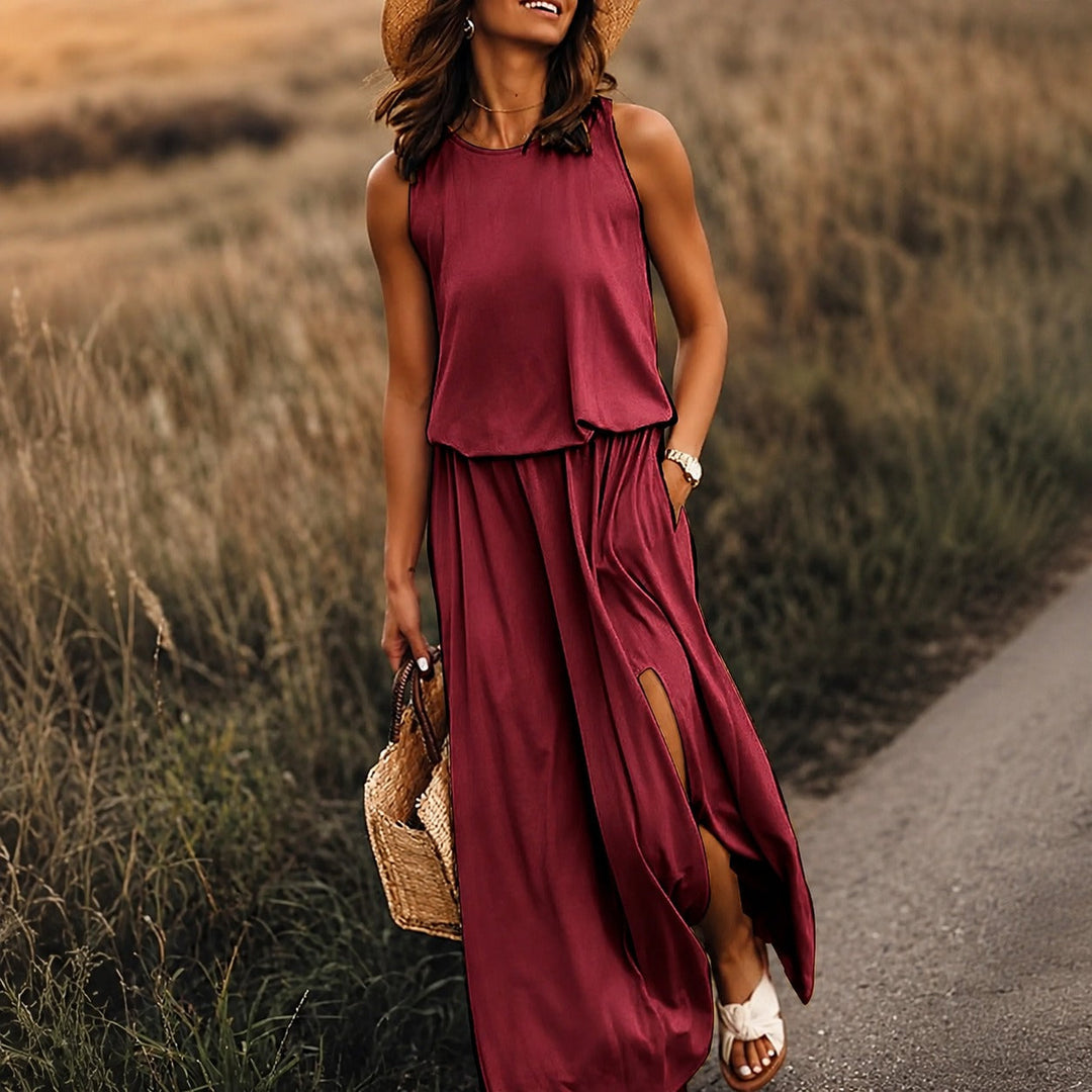 Edna - Robe maxi boho décontractée en modal