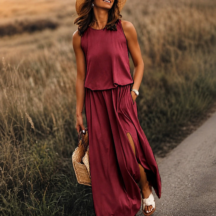 Edna - Robe maxi boho décontractée en modal