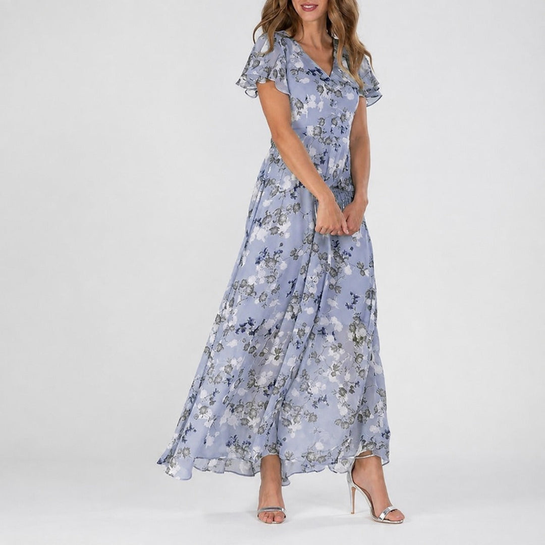 Lea - Une robe midi florale polyvalente pour toutes les occasions