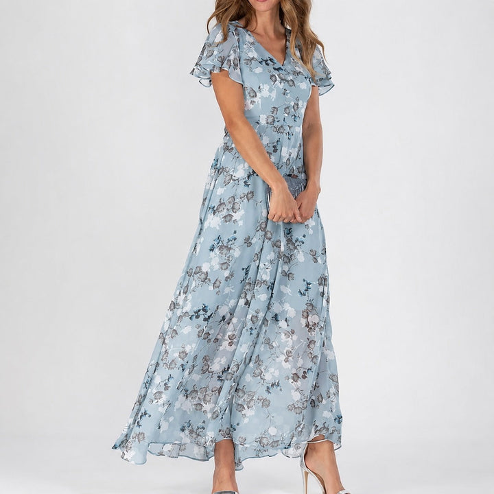 Lea - Une robe midi florale polyvalente pour toutes les occasions