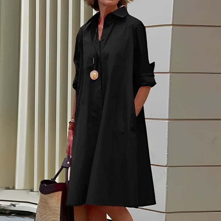 Alissa - Robe midi confortable et décontractée pour femmes