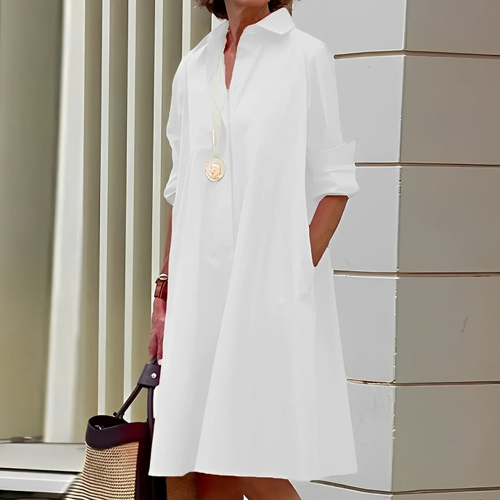 Alissa - Robe midi confortable et décontractée pour femmes