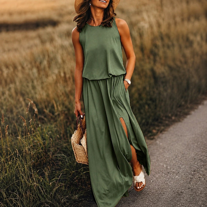 Edna - Robe maxi boho décontractée en modal