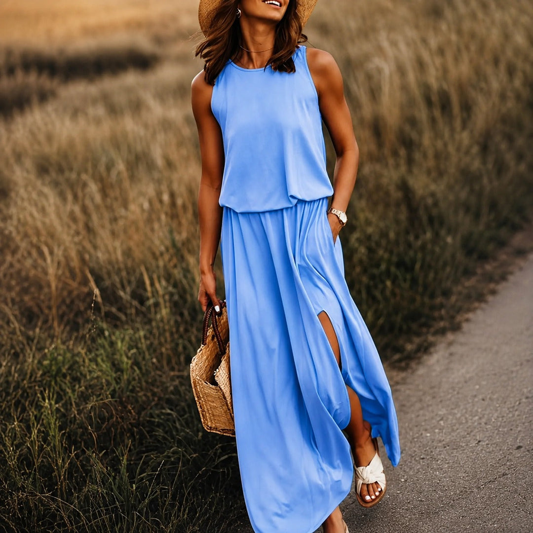 Edna - Robe maxi boho décontractée en modal