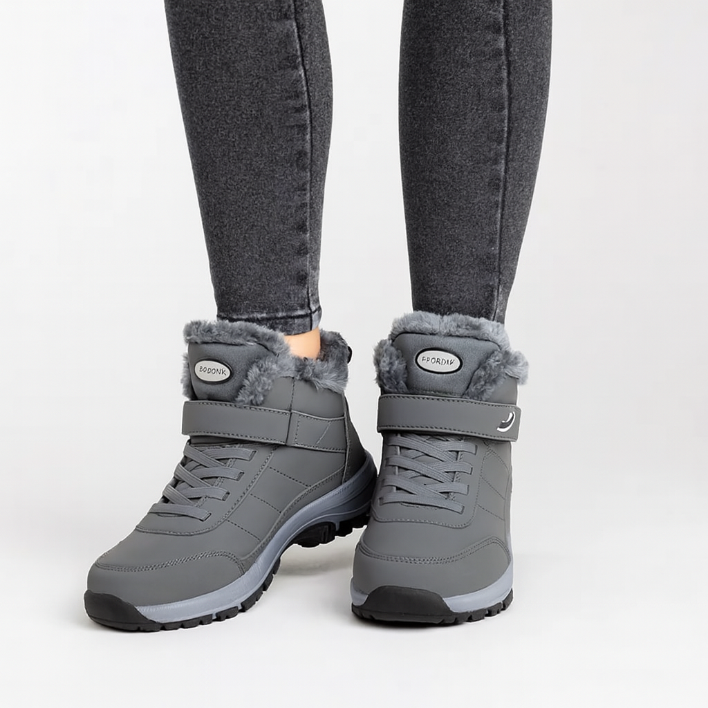 Ivy | Baskets d'hiver montantes en peluche pour femmes