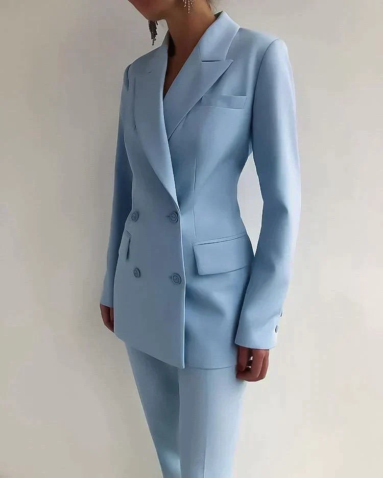 Giulia | Ensemble de Blazer et Pantalon Élégant et Intemporel pour Femmes
