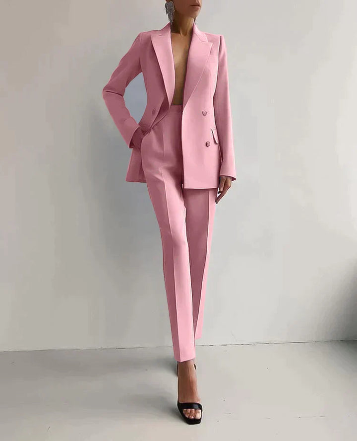 Giulia | Ensemble Blazer et Pantalon Femme Élégant et Intemporel