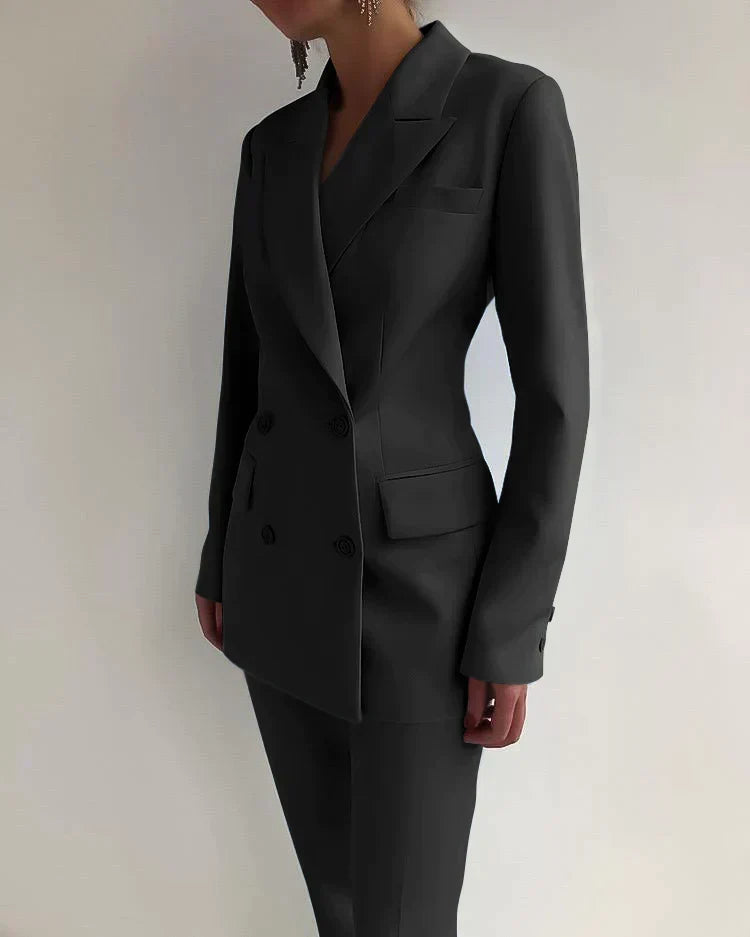 Giulia | Ensemble Blazer et Pantalon Femme Élégant et Intemporel
