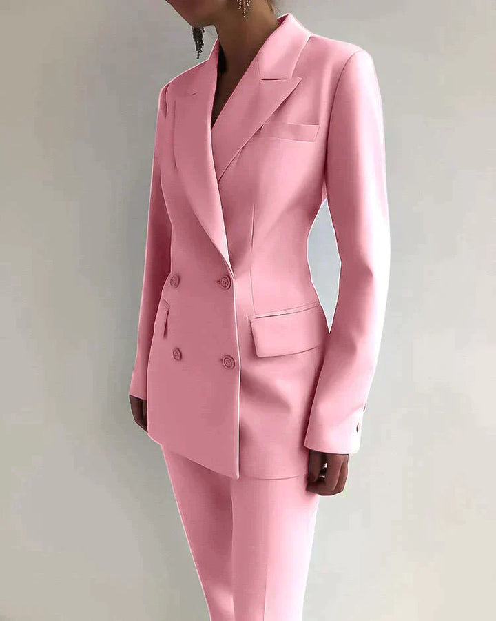 Giulia | Ensemble Blazer et Pantalon Femme Élégant et Intemporel