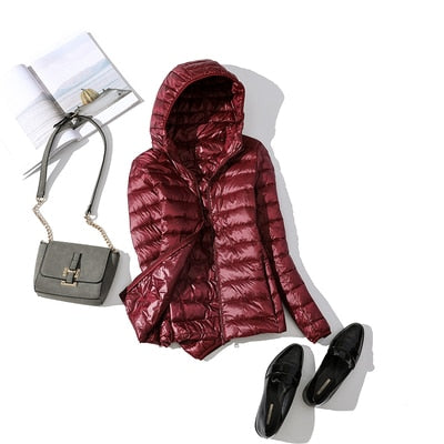 Veste Femme Brillante Courte D'hiver Tendance Chaude pour Tenues Urbaines