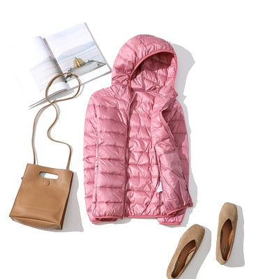 Veste Femme Brillante Courte D'hiver Tendance Chaude pour Tenues Urbaines