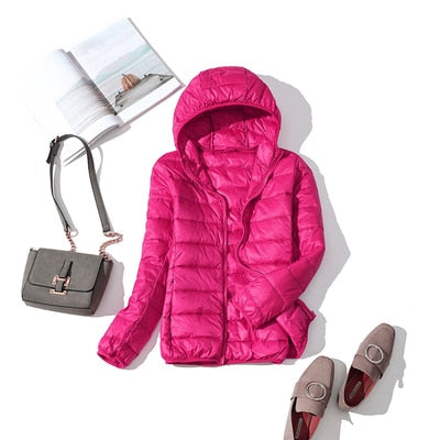 Veste Femme Brillante Courte D'hiver Tendance Chaude pour Tenues Urbaines
