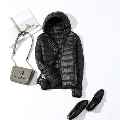 Veste Femme Brillante Courte D'hiver Tendance Chaude pour Tenues Urbaines