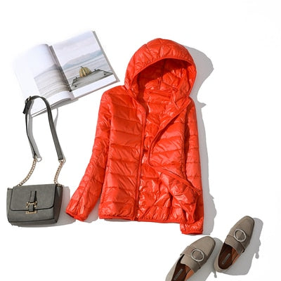 Veste Femme Brillante Courte D'hiver Tendance Chaude pour Tenues Urbaines