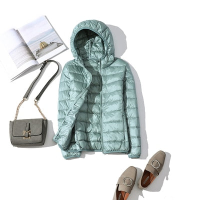 Veste Femme Brillante Courte D'hiver Tendance Chaude pour Tenues Urbaines