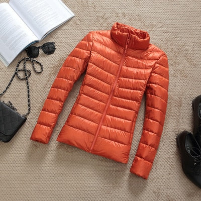 Veste Femme Brillante Courte D'hiver Tendance Chaude pour Tenues Urbaines