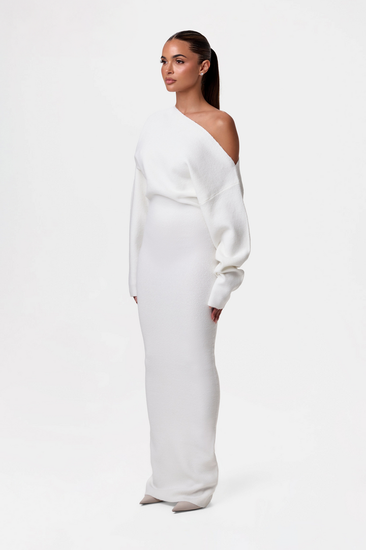 MAYLORA™ | Robe maxi sans manches en tricot