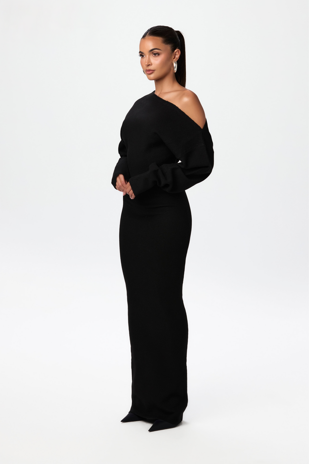 MAYLORA™ | Robe maxi sans manches en tricot