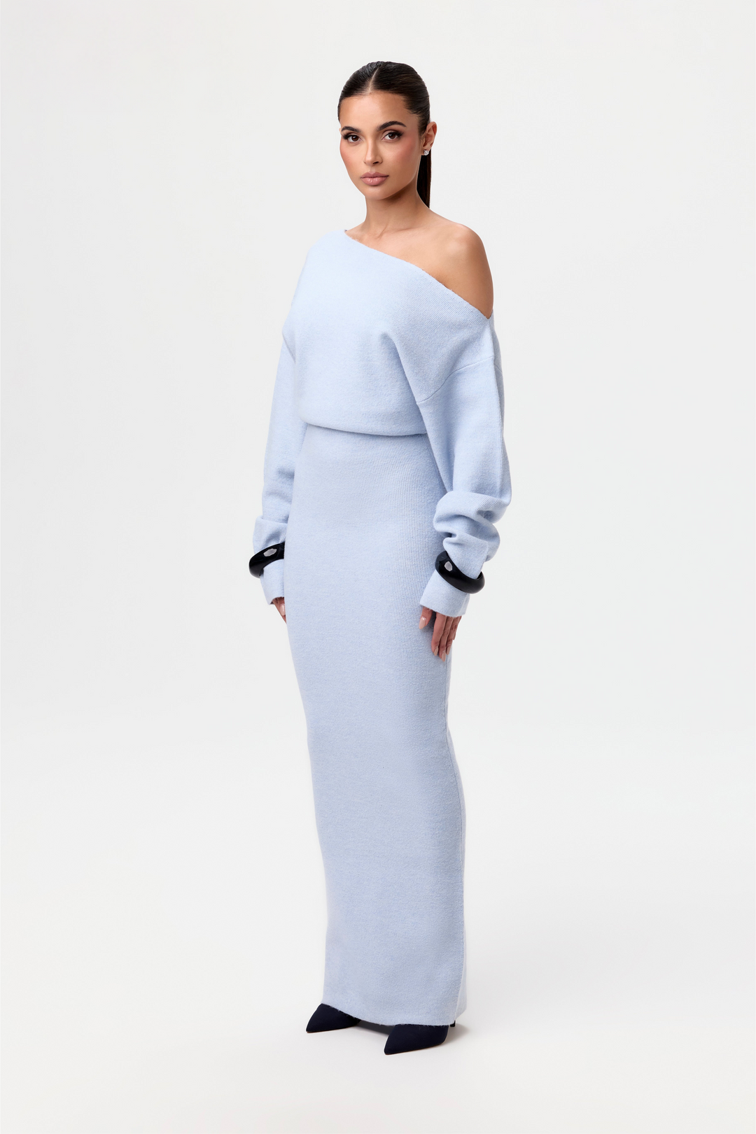 MAYLORA™ | Robe maxi sans manches en tricot