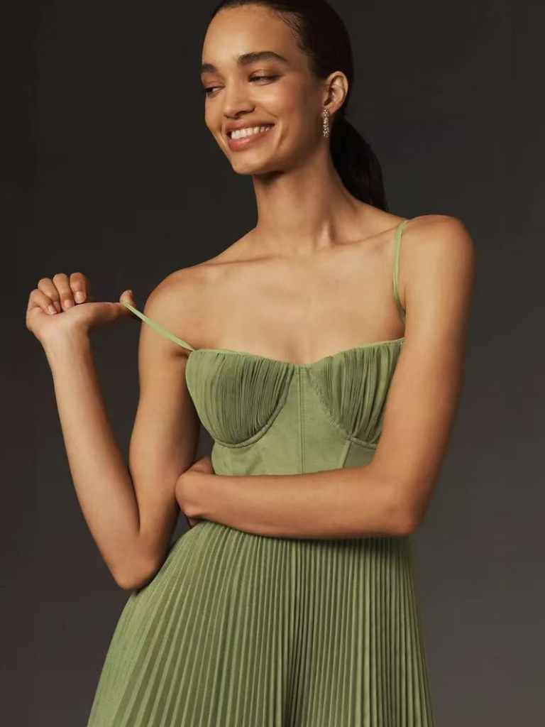 VERONIQUE | Robe Maxidress Verte